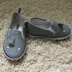 Gymboree shark slip ons